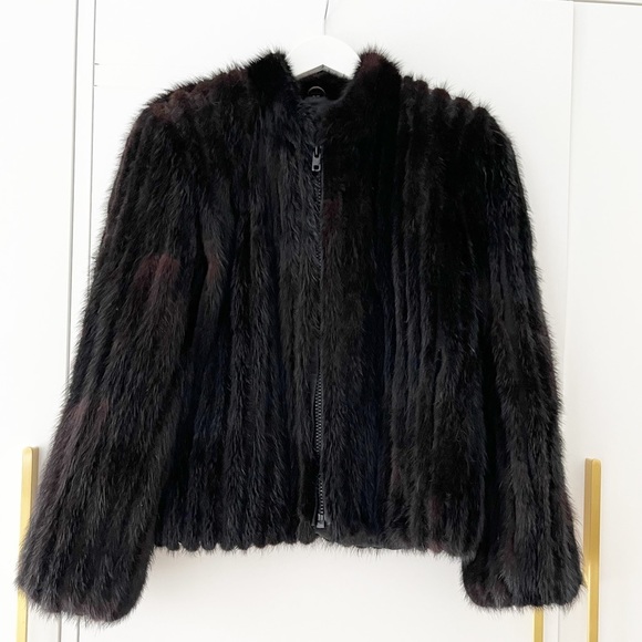 Saga Mink Fur Bomber - Picture 9 of 15